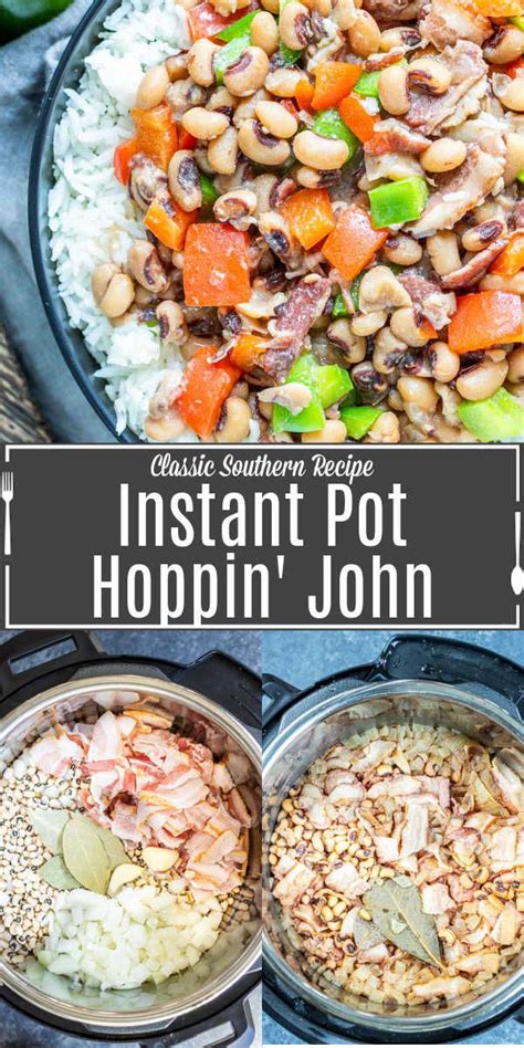 Instant Pot Hoppin John Recipe Hoppin John Healthy Instant Pot
