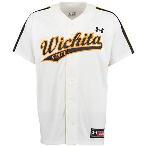 Wichita State Shockers Under Armour Replica Baseball Jersey White