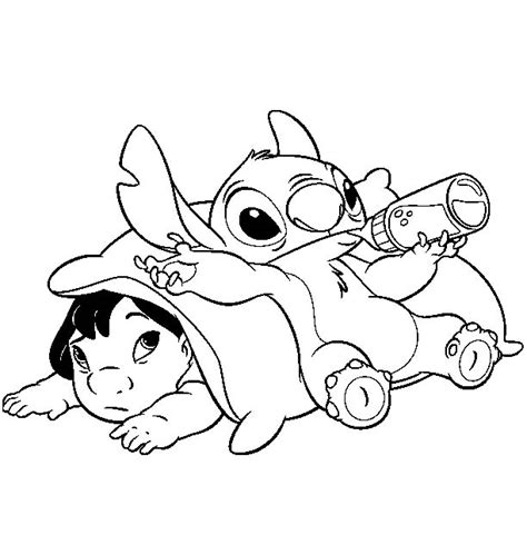 He feels sad that the story ended so soon. Disney Coloring Pages To Print: Lilo & Stitch Coloring Pages