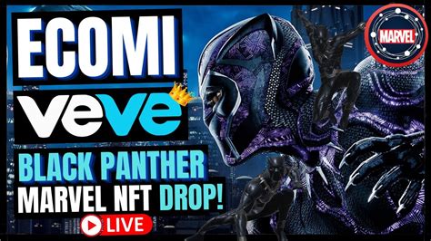Ecomi Veve Black Panther Nft Drop Day Live Youtube