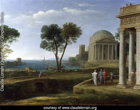 Claude Lorrain Gellee The Complete Works Landscape With Aeneas At