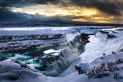 Gullfoss Waterfall Iceland 5458×3639 Wallpaperable