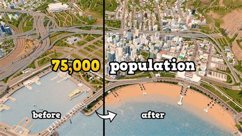 Weve Finally Reached 75000 Population In My Cities Skylines Dream