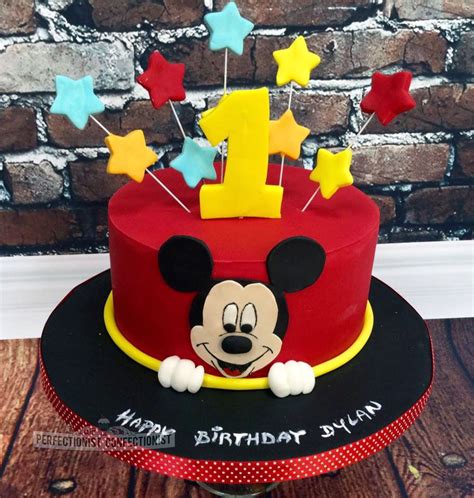 Toddler Birthday Cakes Mickey Mouse Themed Birthday Party Mickey 1st