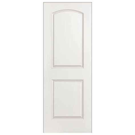 Masonite roman 2 panel door. Masonite 24 in. x 80 in. Roman Smooth 2-Panel Round Top ...