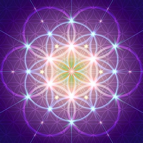 Healing Angels - Symbols of Sacred Geomtery - Square - Healing Angels