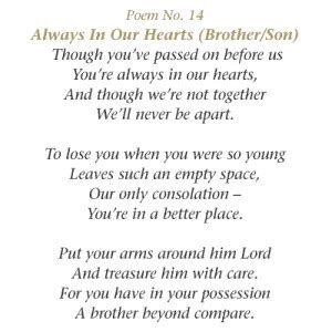 There are lots of funeral poems for mothers, fathers, grandparents and children. Quotes For Funeral Card. QuotesGram
