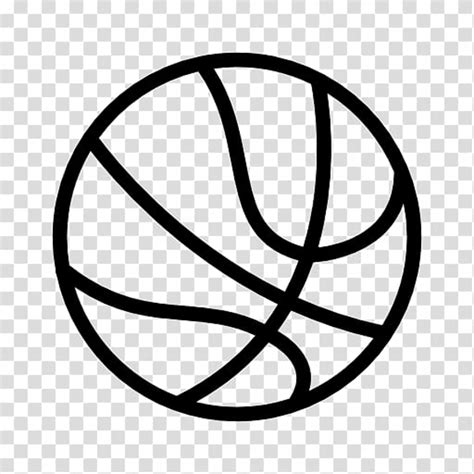 Download High Quality Basketball Clipart Black And White Half