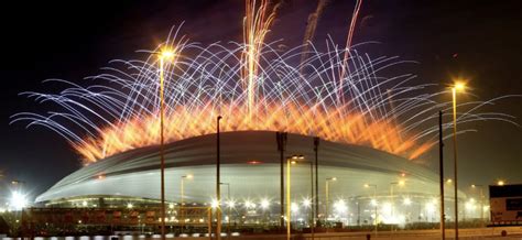 Qatar Opens Al Wakrah Stadium With Fireworks And A Cup Final Inside