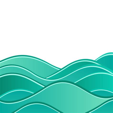 Green Wave Vector Background Png Transparent Background Free Download
