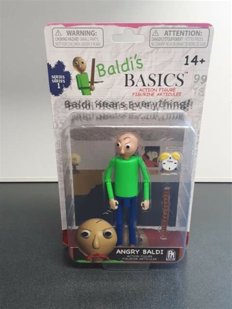 Baldis Basics 5 Angry Baldi Action Figure Series 1 Phatmojo Brand