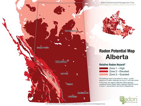 Radon Gas Mitigation In Lethbridge Alberta Radon In Greater Calgary