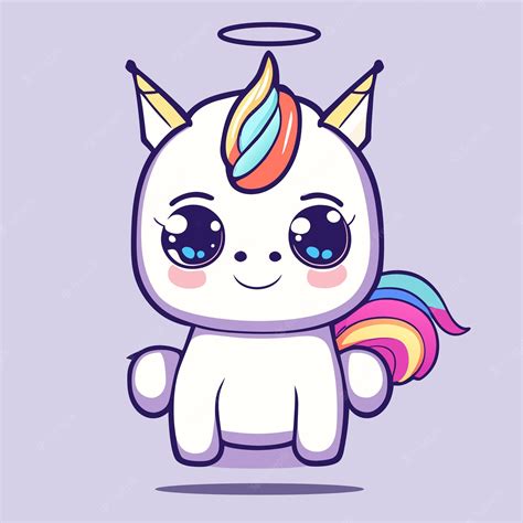Premium Vector Cute Unicorn Cartoon Character Vector Icon