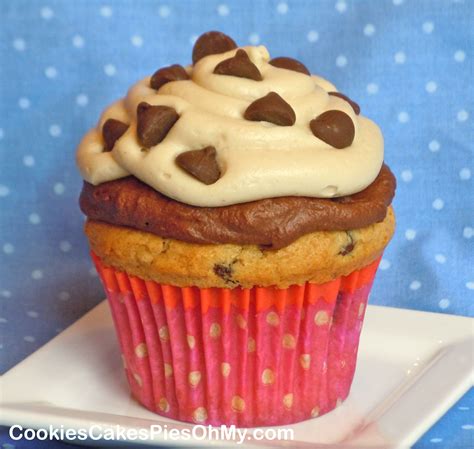 Peanut Butter And Chocolate Peanut Butter Chocolate Chip Cupcakes