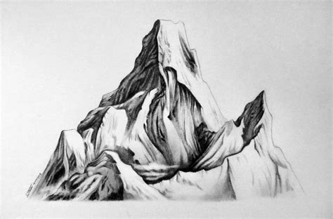 70 Easy Mountains Drawing Ideas 2021 How To Draw Mountains Harunmudak
