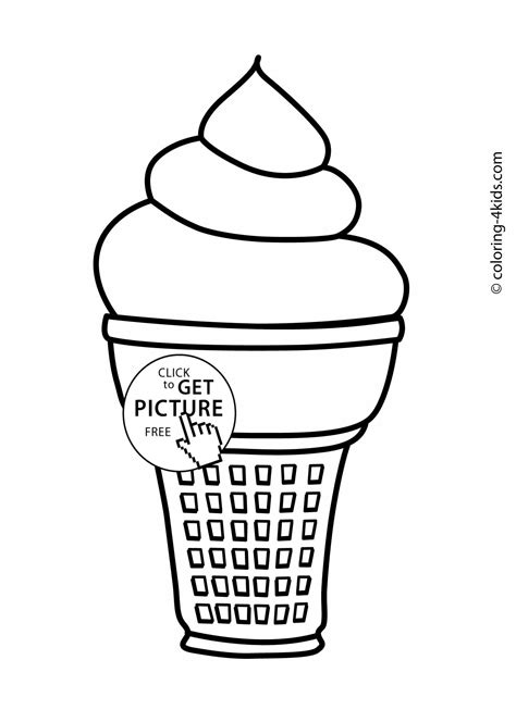Free printable ice cream coloring pages for kids in icecream cone coloring pages youngsters's coloring pages on the web supply a greater assortment of subject matter than the books within the shops can, and in case your kids need printed coloring books you may fire up that printer of yours and create a personalized, one in all a sort icecream cone coloring pages guide to your little one. Ice Cream Cone Drawing at GetDrawings | Free download