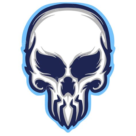 Skull Head Illustration Logo Vector Skull Logo Skull Head Skull Art