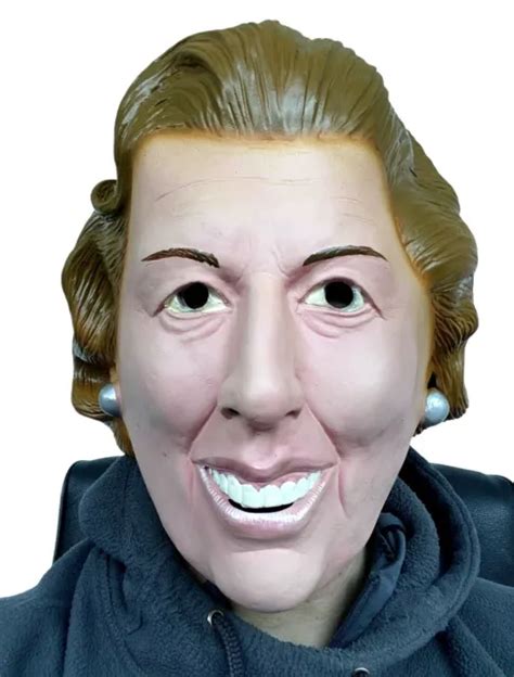 Margaret Thatcher Latex Mask Fancy Dress Maggie Iron Lady Costume Prime