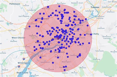 Click in the button draw a circle, then click on map to place the center of the circle and drag at same time to start creating the circle. Radius Map: Analyze Coverage Areas and More with eSpatial