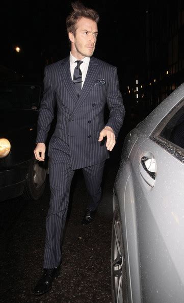 David Beckham Mens Suit David Beckham Suits Looks Stylebistro