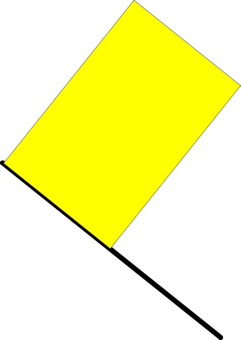 Free Clip Art Yellow Flag By Jalves