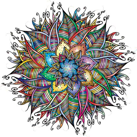 Mandala Decorative Line Art Free Vector Graphic On Pixabay