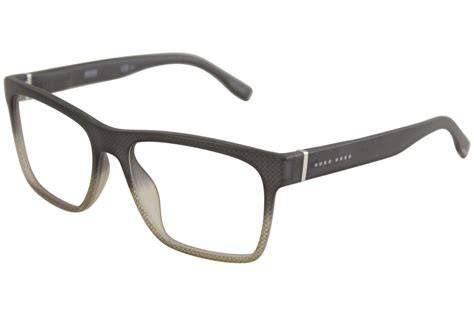 Hugo Boss Men S Eyeglasses 0728n 0728 N 26k Matte Grey Optical Frame 55mm