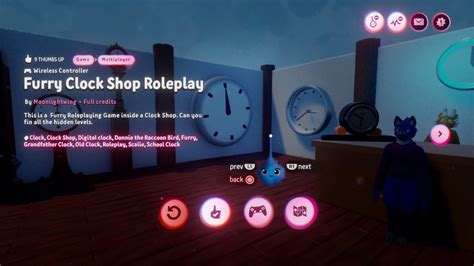 Furry Clock Shop Roleplay Dreams Ps4 Showcase By Moonlightwing Youtube