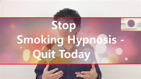 Stop Smoking Hypnosis Quit Today Youtube