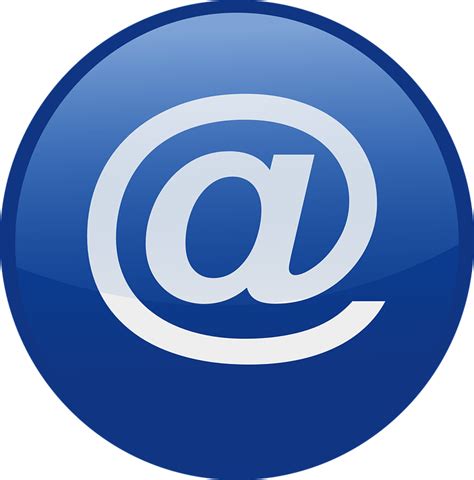 Blue Email Mail Logo Png 1107 Free Transparent Png Logos