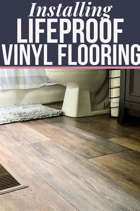 Want tips to clean bathroom floor effectively & easily? LifeProof Vinyl Bathroom Floor Installation | Lifeproof vinyl flooring, Vinyl flooring, Flooring