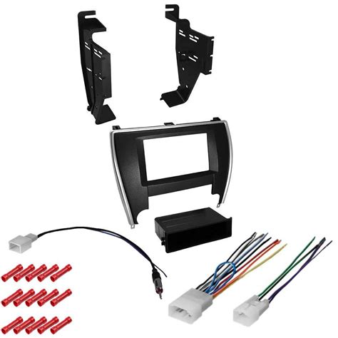 Includes a storage pocket below the radio for single din mounting. GSKIT590 Car Stereo Installation Kit for 2015-2016 Toyota Camry - in Dash Mounting Kit, Wire ...