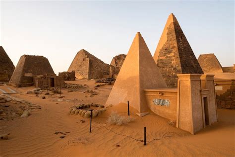 Ancient Pyramids In Meroe Sudan There Are More Pyramids In The