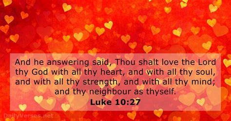 Luke 1027 Bible Verse Kjv