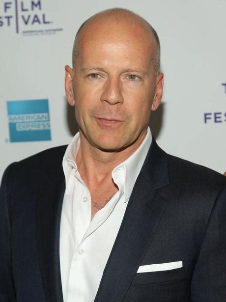 58 Year Old Bruce Willis Flies The Flag For The Handsome Baldies