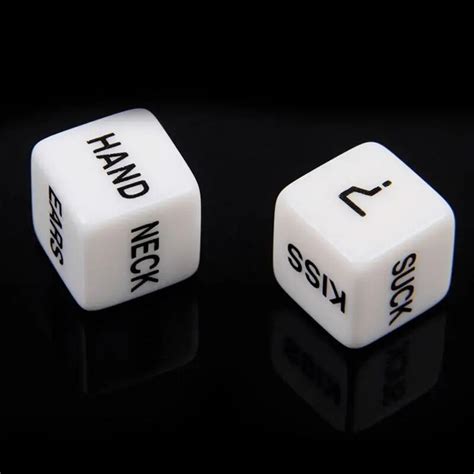 1 Pair 2pcs Erotic Dice Game Toy For Bachelor Party Fun Adult Couple Funny In Gags And Practical