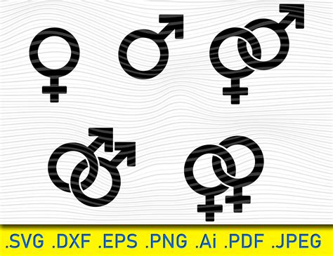 Gender Symbols Svg Male Female Sex Svg Cut File Instant Etsy My Xxx Hot Girl