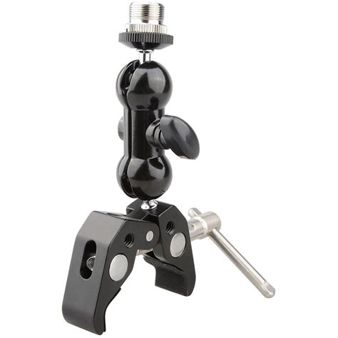 Camvate Crab Clamp With 360° Ball Head For Microphone C1196