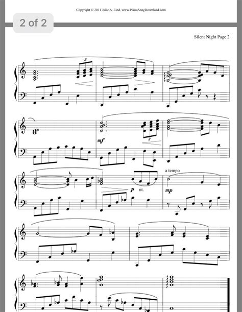 Stille nacht, heilige nacht) is a popular christmas carol, composed in 1818 by franz xaver gruber to lyrics by joseph mohr in the small town of oberndorf bei salzburg, austria. Pin by Savanna Peavler on Piano | Silent night, Sheet music