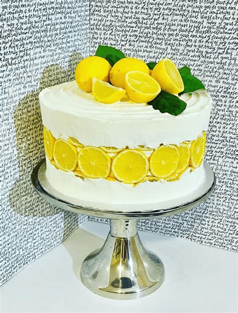 Lemon Birthday Cake Ideas Images Pictures