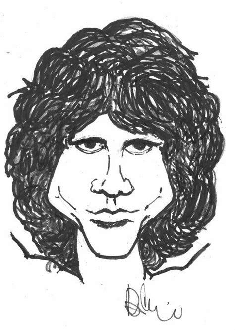 Jim Morrison Funny Caricatures Celebrity Caricatures Caricature