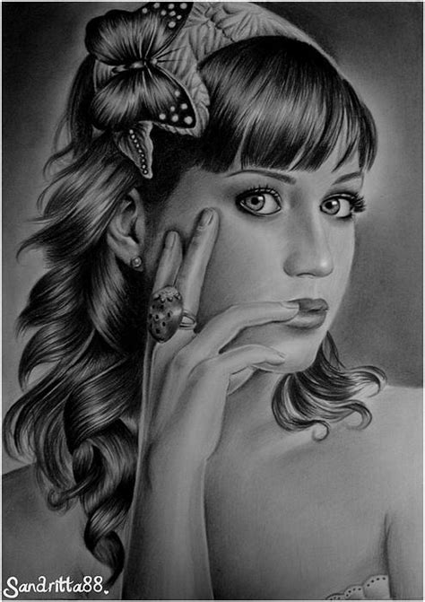 Faces Katy Perry Portrait Art