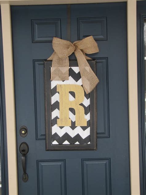 Handpicked local products · buy now, pick up in store Spring door decor large chevron wood letter for front door