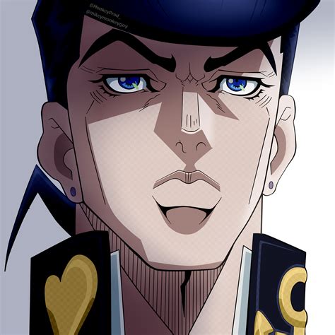 Artstation Josuke Higashikata In Style Of First Season Of Anime