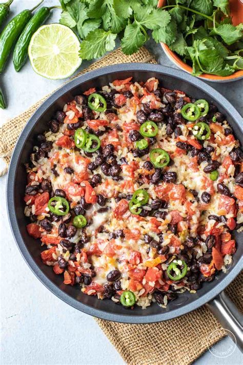 Easy Black Bean And Rice Skillet Marisa Moore Nutrition