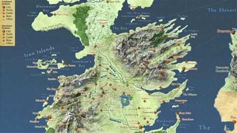 Game Of Thrones Westeros Map Westeros Westeros Map Game Of