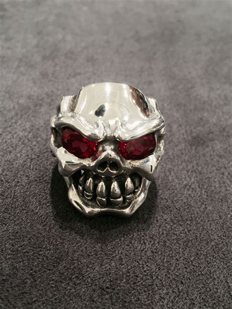 Chomps Skull Ring With Wings And Ruby Eyes ¥ 164000 ＋ 消費税 Skull Ring