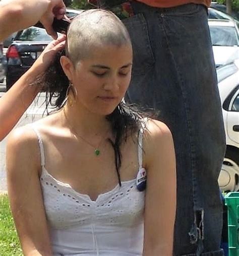 Making A Statement Shaved Hair Women Bald Head Women Bald Girl