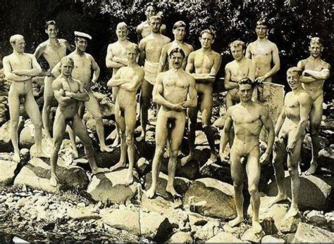 Vintage Naked Military Men Nude Telegraph