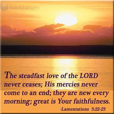 Worship Wednesday The Steadfast Love Of The Lord Never Ceases